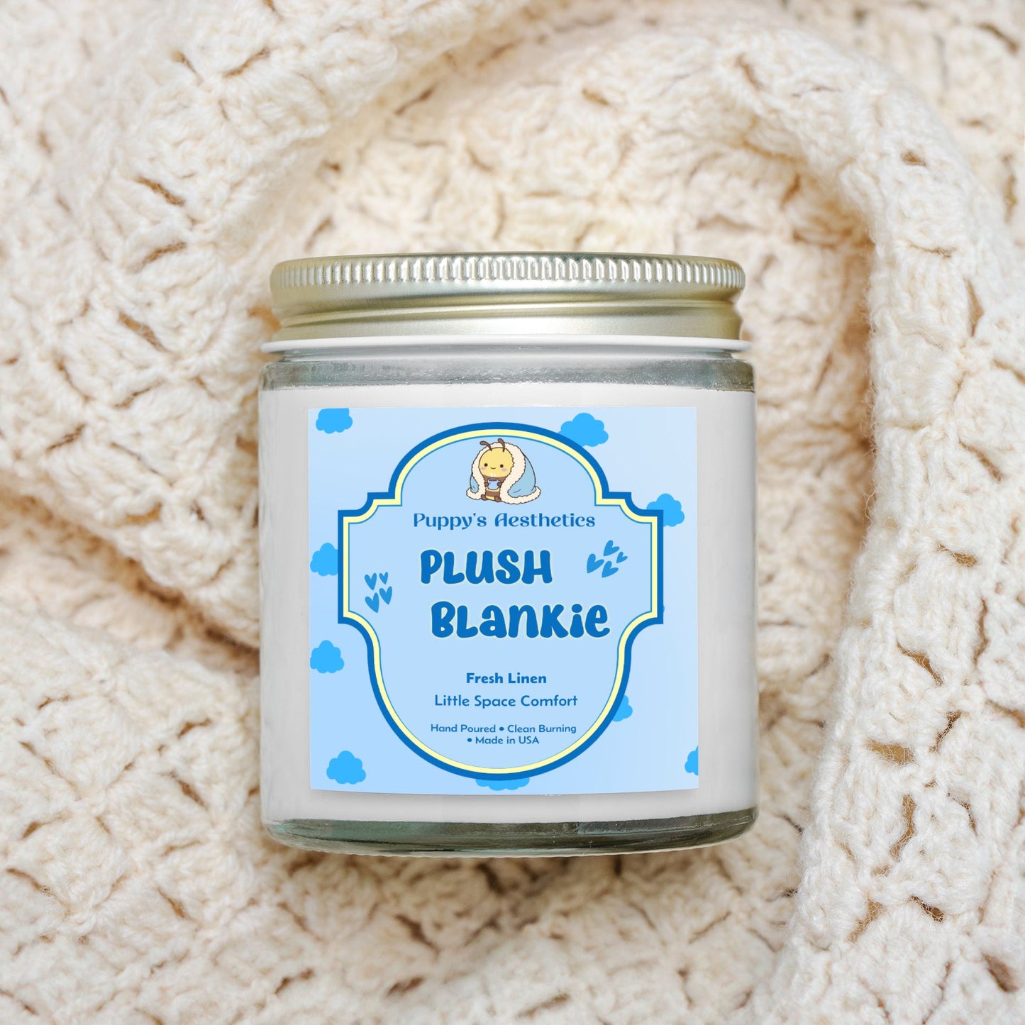 Plush Blankie - Fresh Linen 4oz