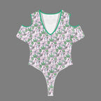 Cannabis Pink Peekaboo Playsuit
