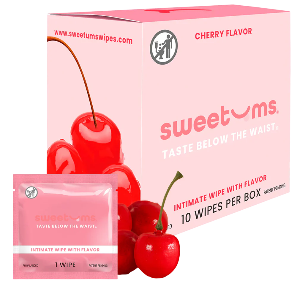 Cherry Intimate Wipes - 10 Pack