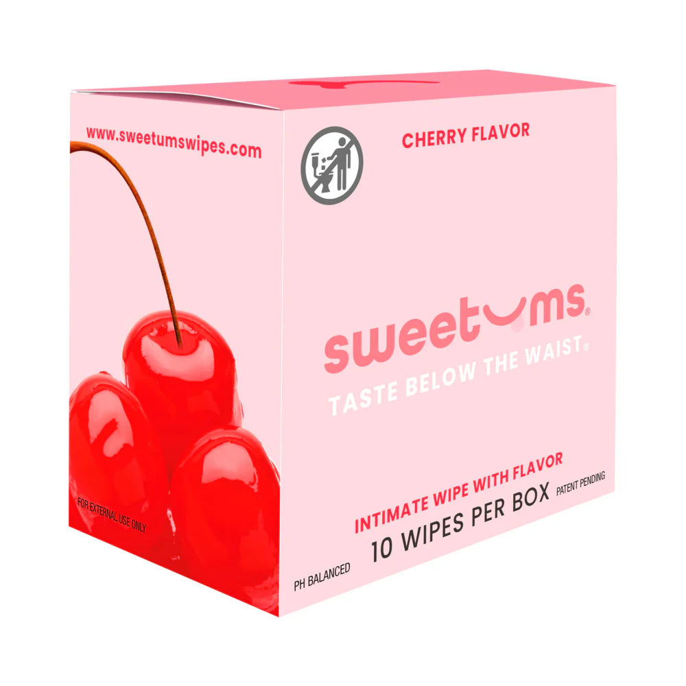 Cherry Intimate Wipes - 10 Pack