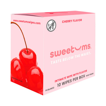 Cherry Intimate Wipes - 10 Pack