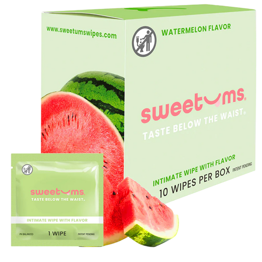 Watermelon Intimate Wipes - 10 Pack
