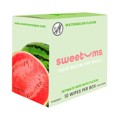 Watermelon Intimate Wipes - 10 Pack