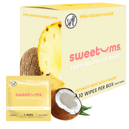 Piña Colada Intimate Wipes - 10 Pack