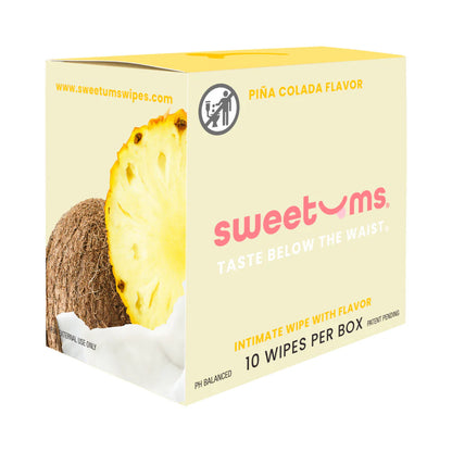 Piña Colada Intimate Wipes - 10 Pack