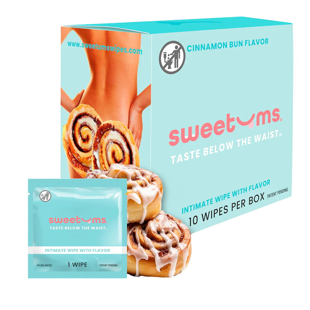 Cinnamon Bun Intimate Wipes - 10 Pack