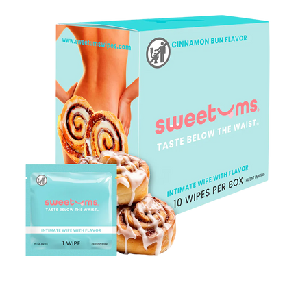 Cinnamon Bun Intimate Wipes - 10 Pack