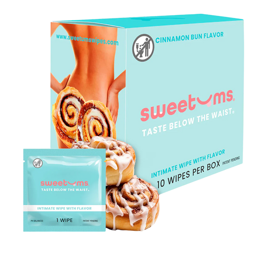 Cinnamon Bun Intimate Wipes - 10 Pack