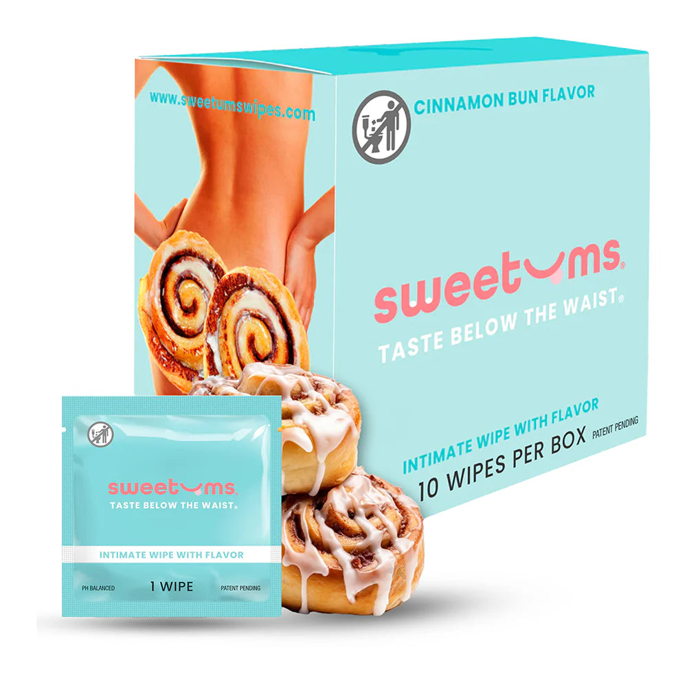 Cinnamon Bun Intimate Wipes - 10 Pack