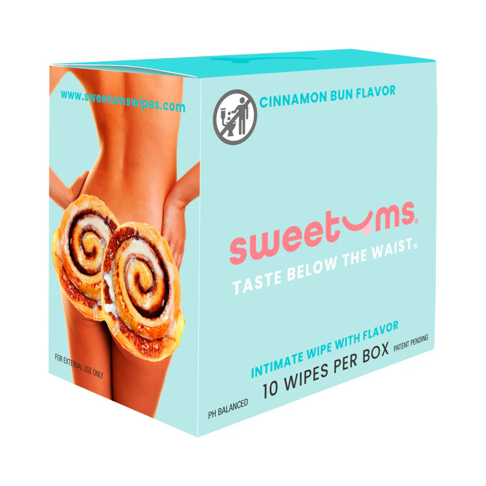 Cinnamon Bun Intimate Wipes - 10 Pack