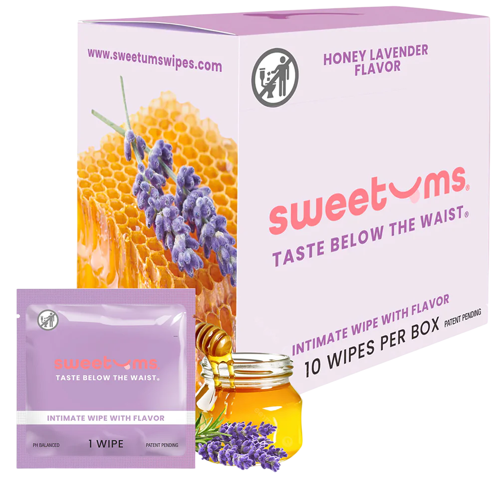 Honey Lavender Intimate Wipes - 10 Pack