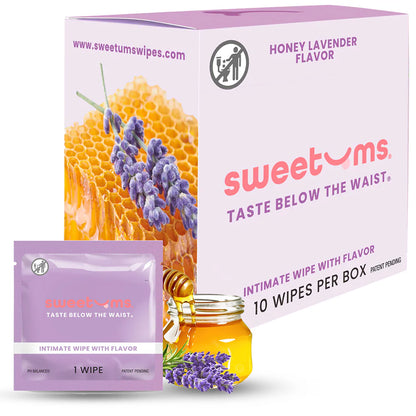 Honey Lavender Intimate Wipes - 10 Pack