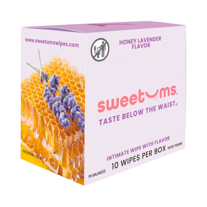 Honey Lavender Intimate Wipes - 10 Pack