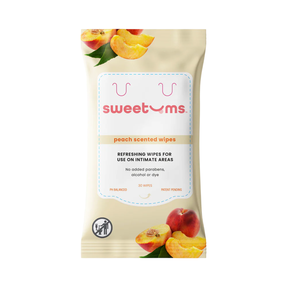 Peachy Clean Intimate Wipes - 30 Pack