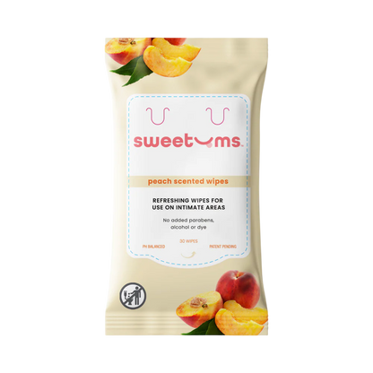 Peachy Clean Intimate Wipes - 30 Pack