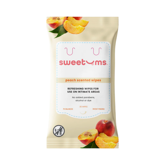 Peachy Clean Intimate Wipes - 30 Pack