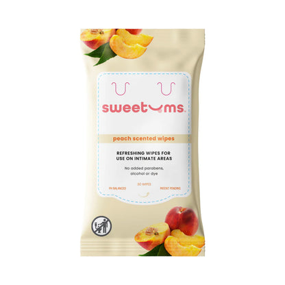 Peachy Clean Intimate Wipes - 30 Pack
