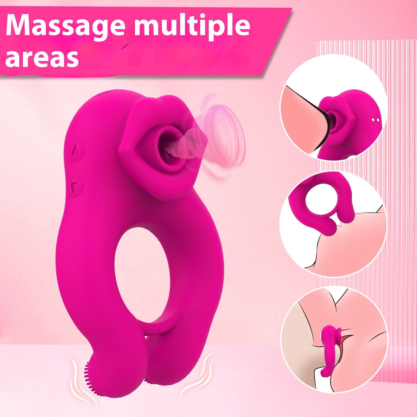 Rosebud Tease Nipple & Clit Sucking Vibrator