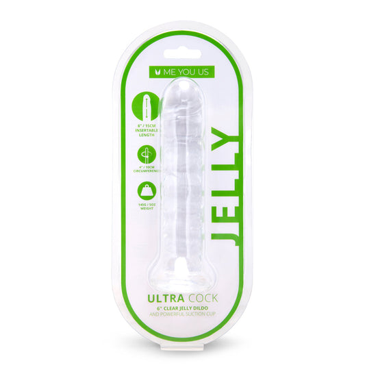 Me You Us Ultracock Clear Jelly 6 " Dong