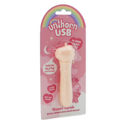 Heart Throb Unihorn USB Bullet Vibrator
