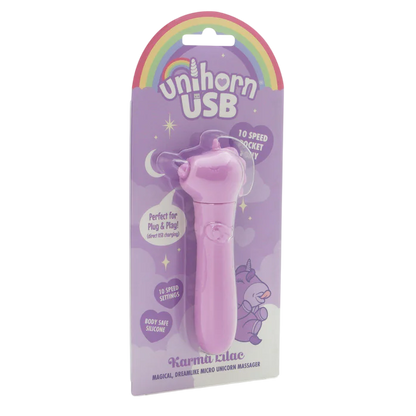 Karma Lilac Unihorn USB Bullet Vibrator