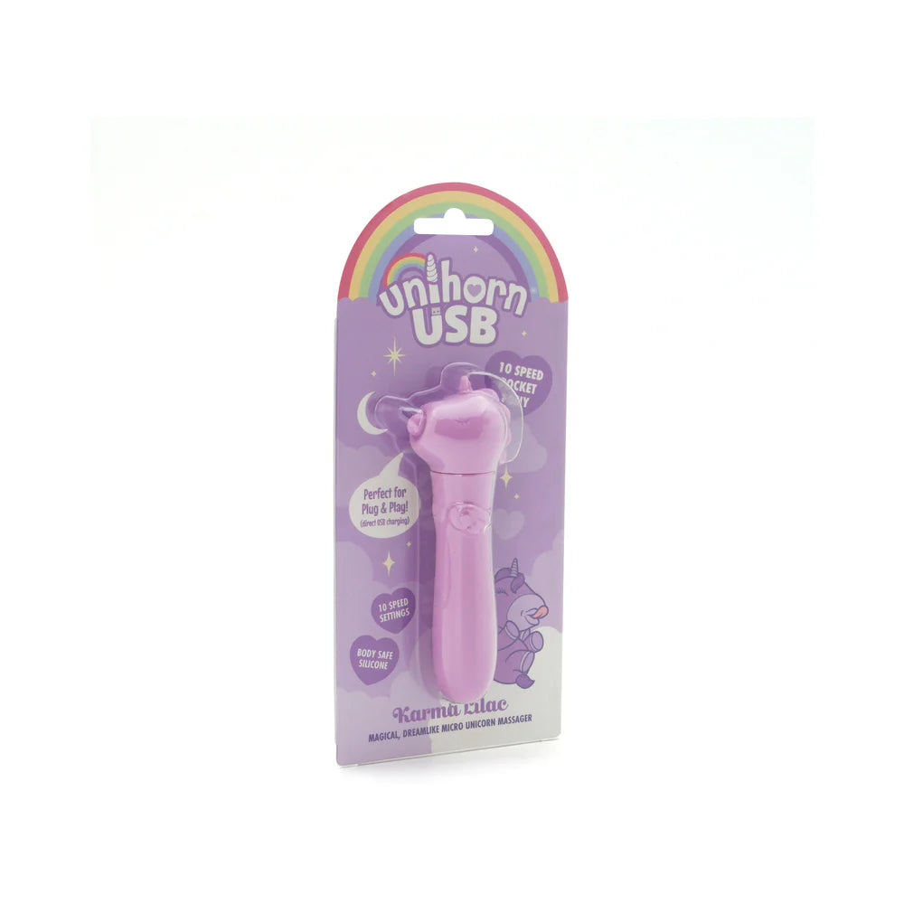 Karma Lilac Unihorn USB Bullet Vibrator