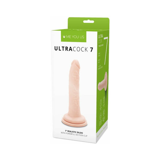 Me You Us Ultra Cock 7 " Realistic Dildo Vanilla