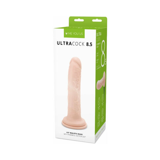 Me You Us Ultra Cock 8.5 " Realistic Dildo Vanilla