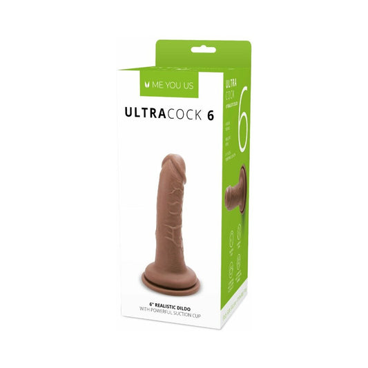 Me You Us Ultra Cock 6 " Realistic Dildo Caramel