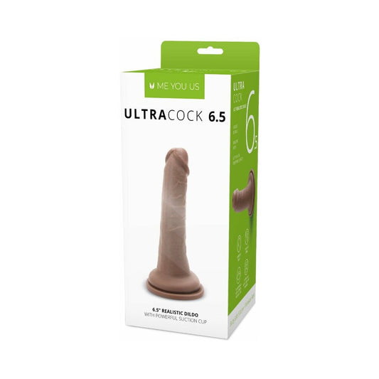 Me You Us Ultra Cock 6.5 " Realistic Dildo Caramel