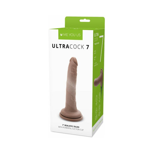 Me You Us Ultra Cock 7 " Realistic Dildo Caramel