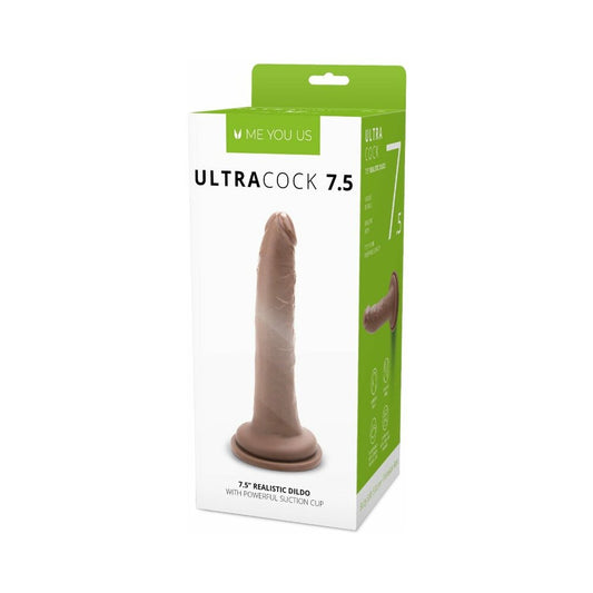 Me You Us Ultra Cock 7.5 " Realistic Dildo Caramel