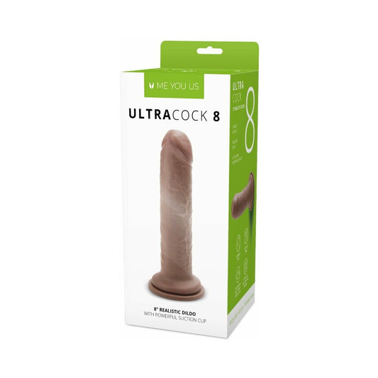 Me You Us Ultra Cock 8 " Realistic Dildo Caramel