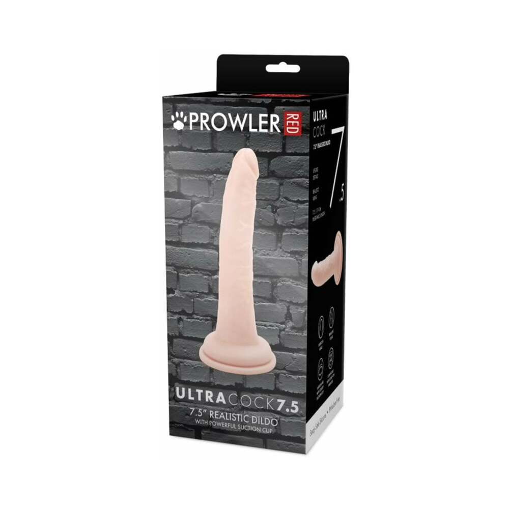 Prowler RED Ultra Cock 7.5 " Realistic Dildo Vanilla