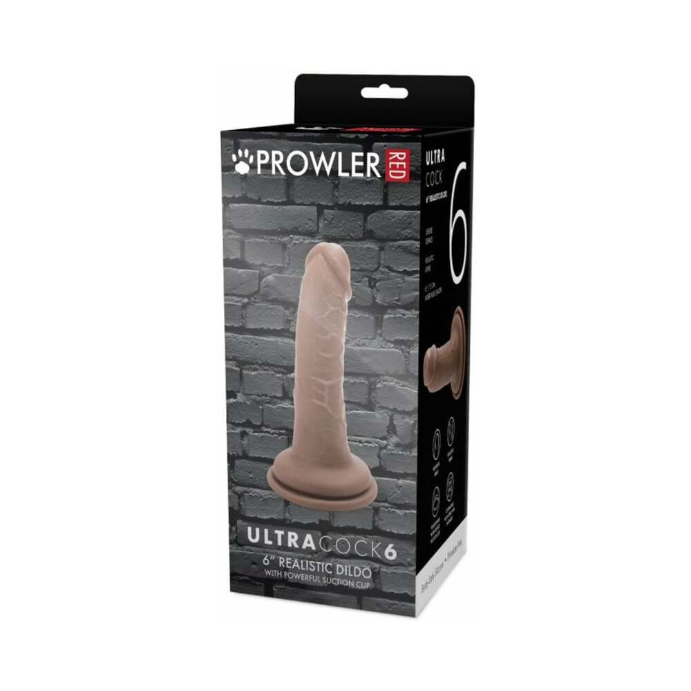 Prowler RED Ultra Cock 6 " Realistic Dildo Caramel