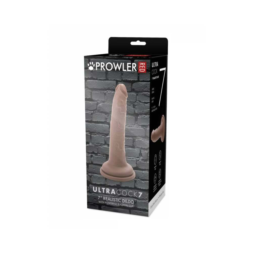 Prowler RED Ultra Cock 7 " Realistic Dildo Caramel