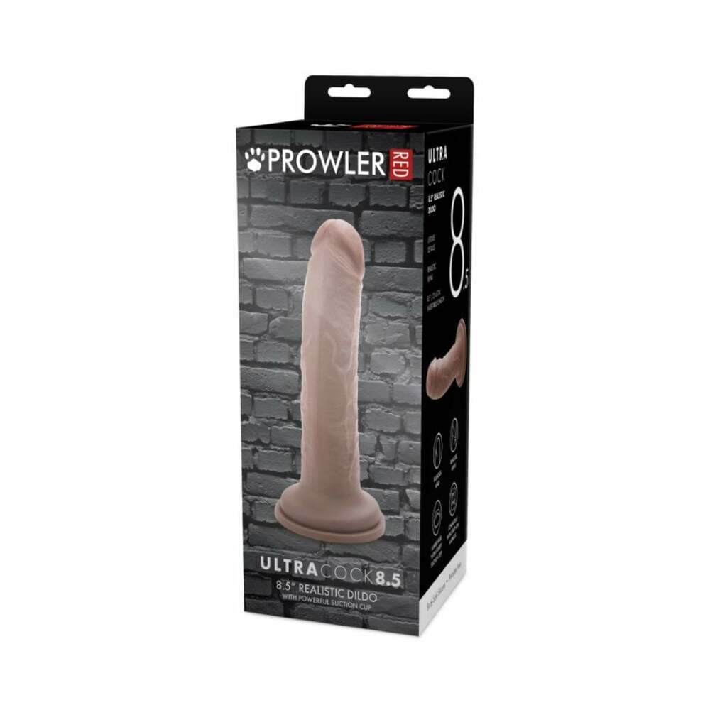 Prowler RED Ultra Cock 8.5 " Realistic Dildo Caramel
