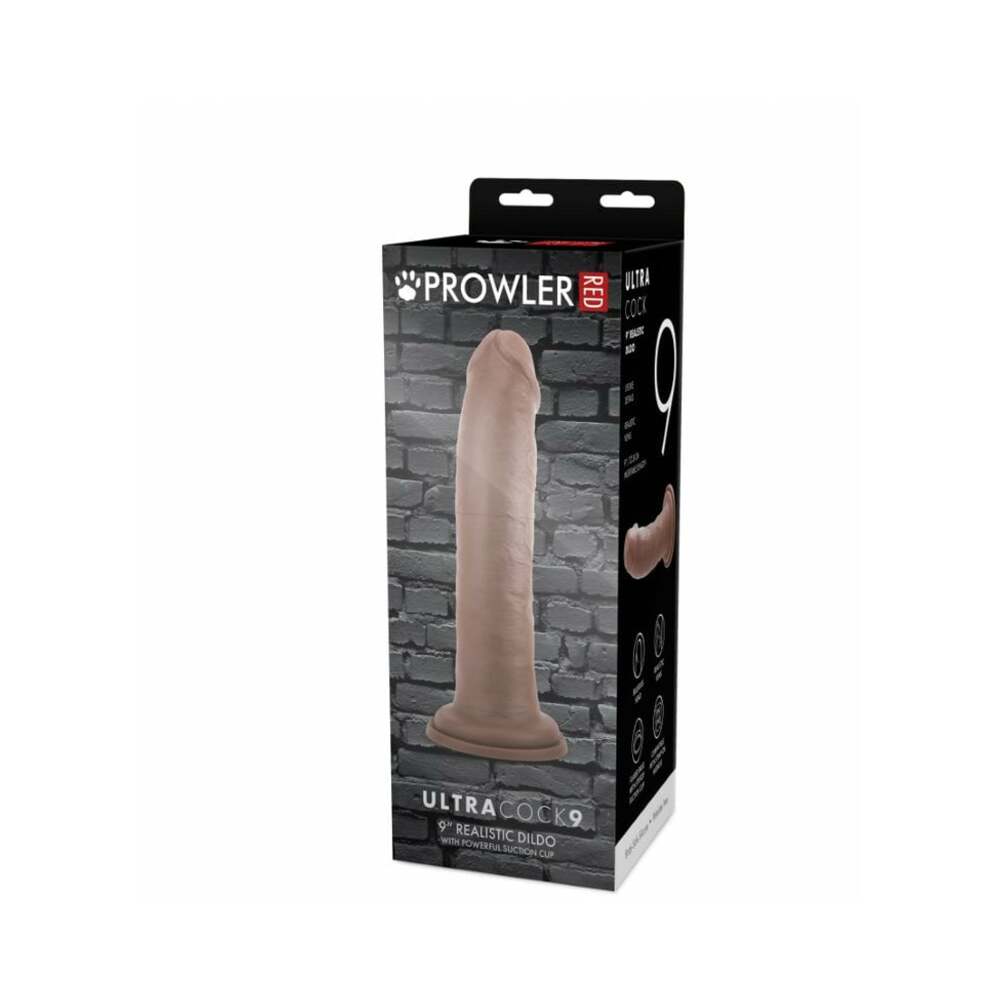 Prowler RED Ultra Cock 9 " Realistic Dildo Caramel