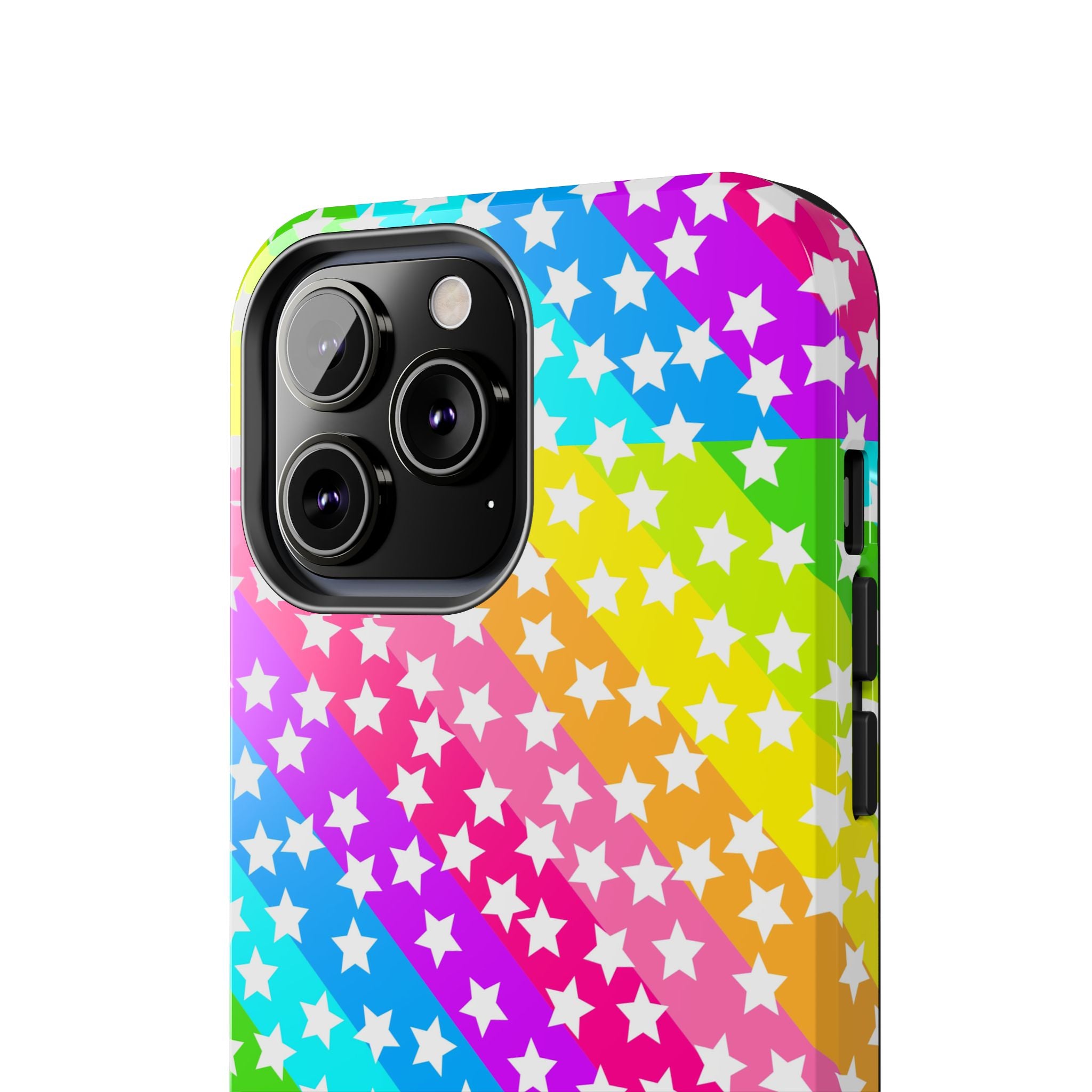 Starry Sprinkle Rainbow Tough iPhone Case