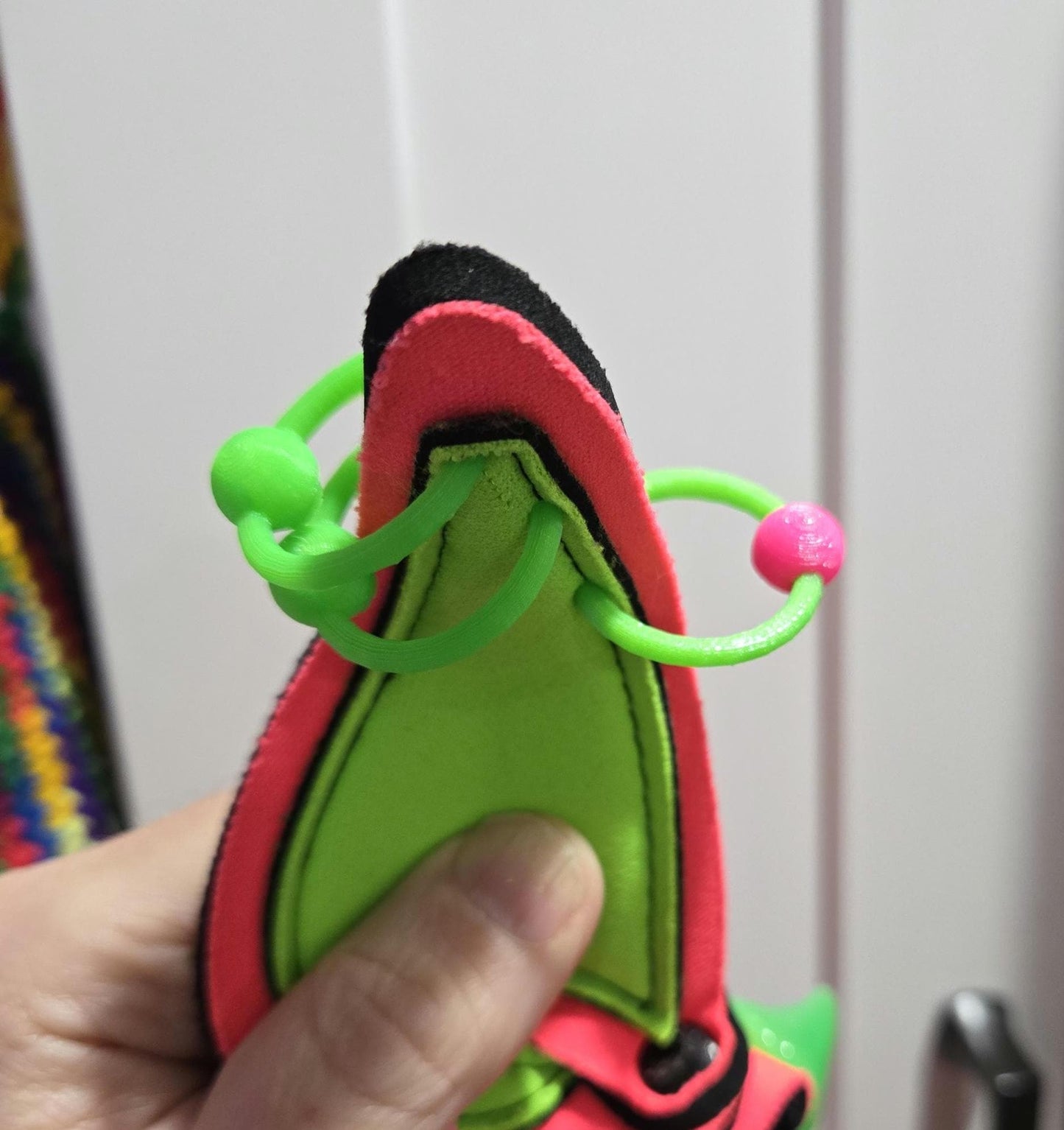 3D Printed Pup Hood Fake Ear Piercing