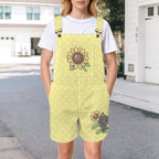 Cute Sunflower Unisex Huggeralls