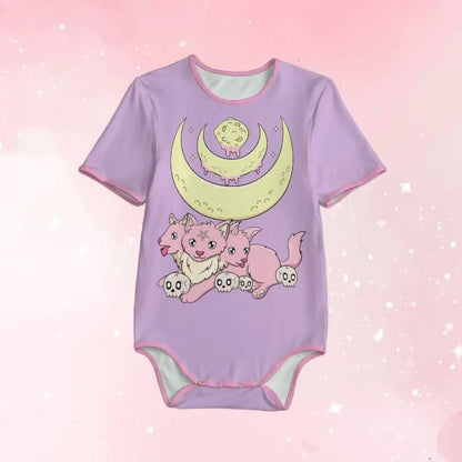 Pastel Cerberus Unisex Adult Onesie Bodysuit