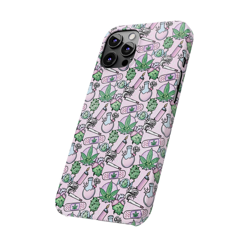Cute Cannabis iPhone Slim Case