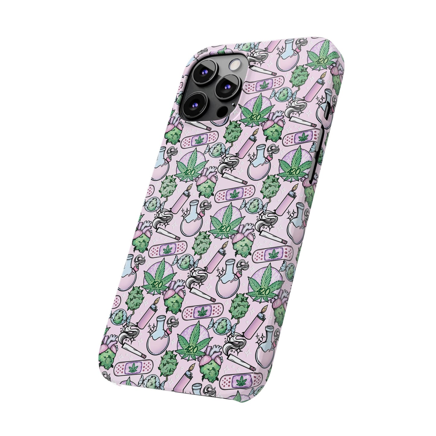 Cute Cannabis iPhone Slim Case