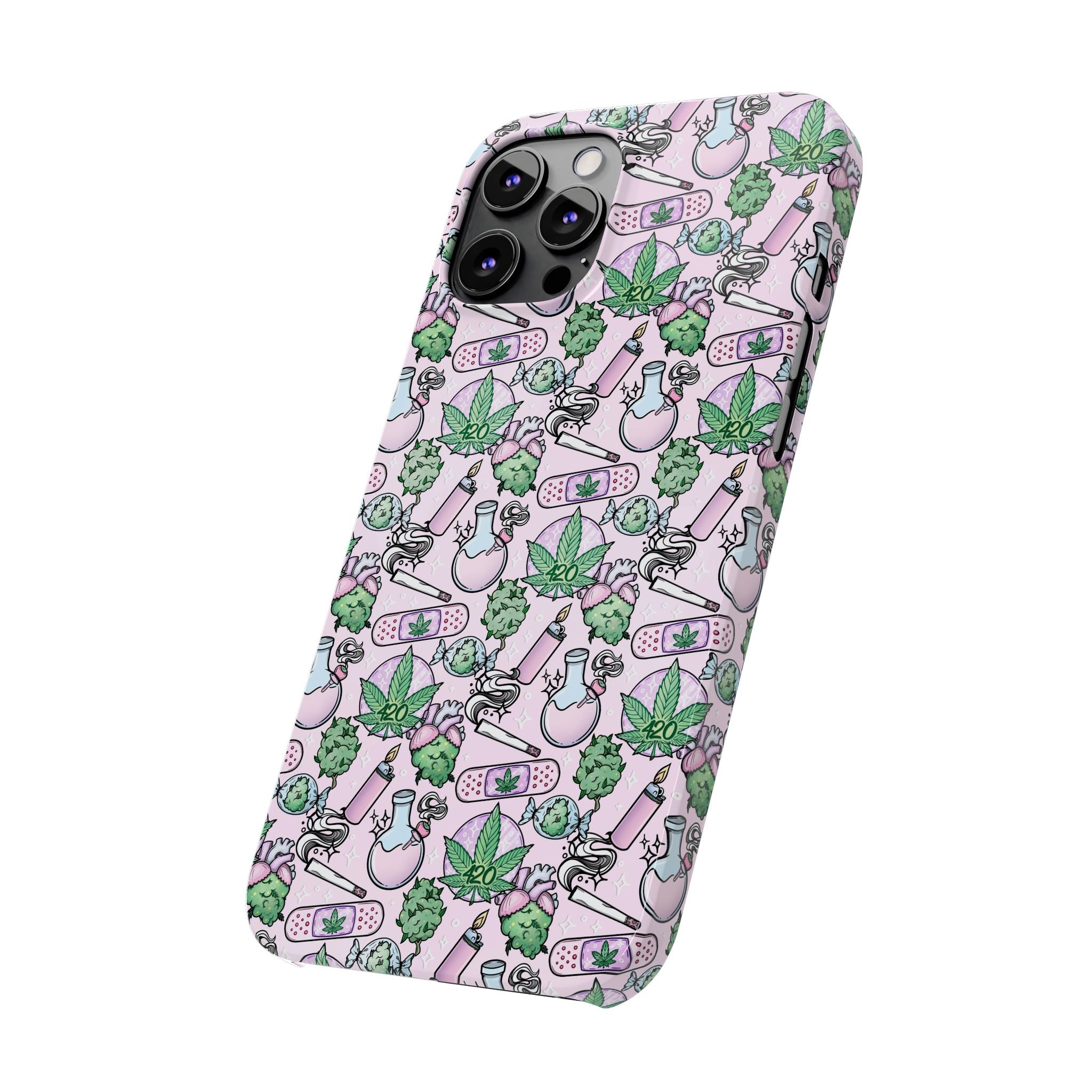 Cute Cannabis iPhone Slim Case