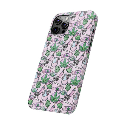 Cute Cannabis iPhone Slim Case