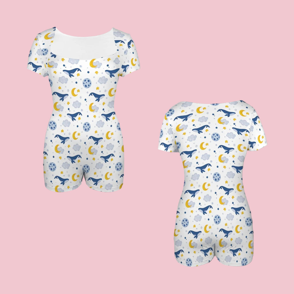Sleepy Whale Dreams Play Romper