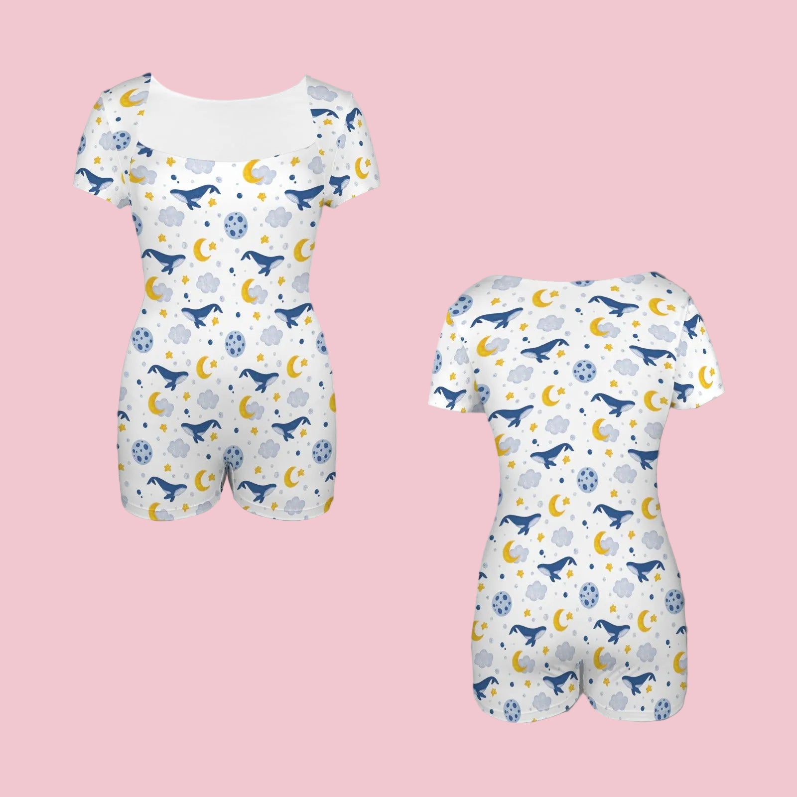 Sleepy Whale Dreams Play Romper