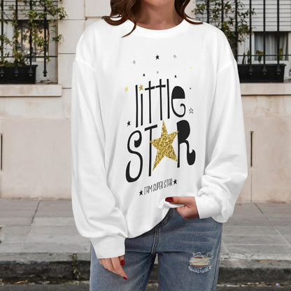 Women's Letter Casual Long Sleeve Sweatshirts