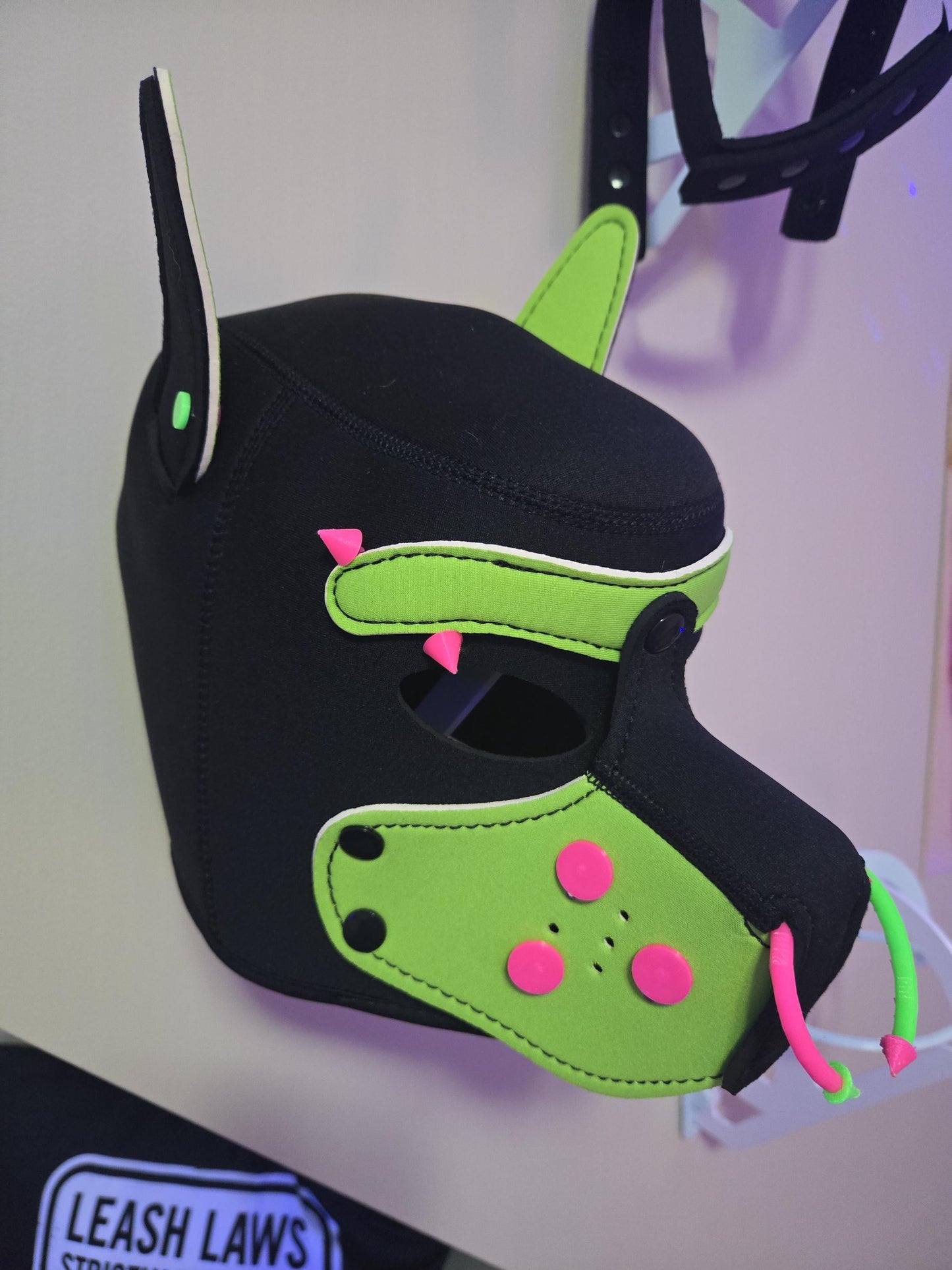 3D Printed Pup Hood Muzzle Spots